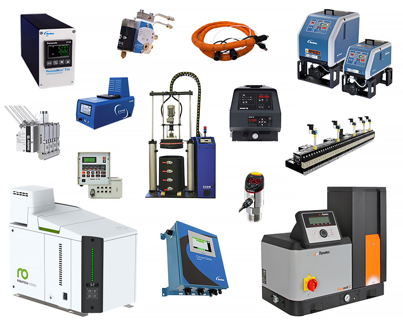 podzespoły hot-melt do topienia i dystrybucji kleju