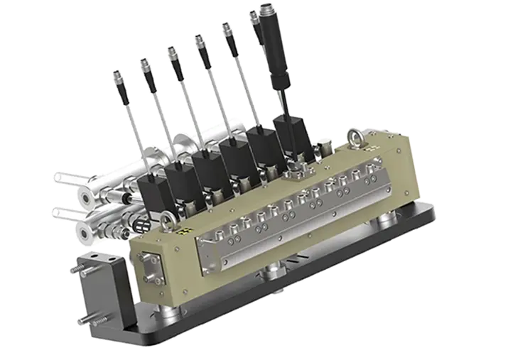 głowica marki robatech do nakładania powierzchniowego