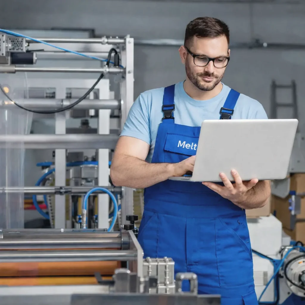 serwisant pracownik firmy Meltt